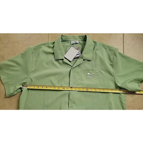 PUMA Men's CLASSICS Shirt Pure Green XL NWT - Picture 5 of 6